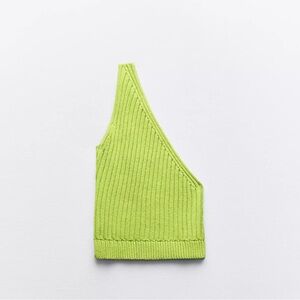 Zara Asymmetrical Knit Top